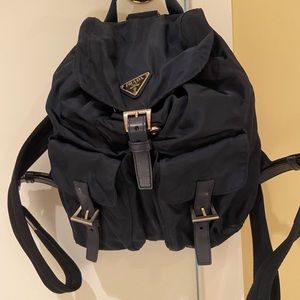 Prada mini nylon nap sack